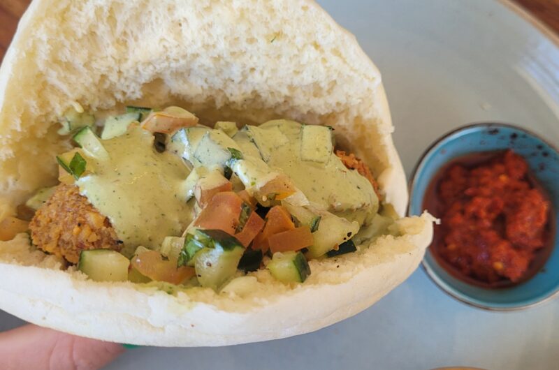 Harissa falafel